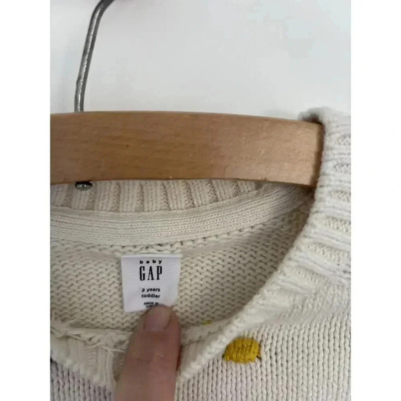 Gap Cream Colorful Popcorn Sweater Dress - Picture 5 of 10